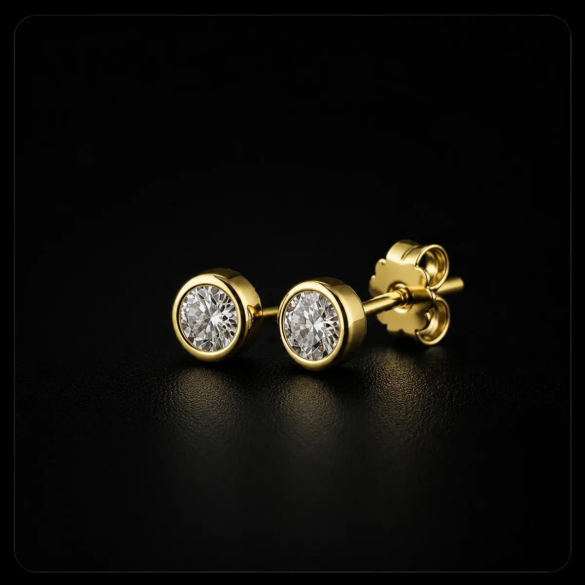 Brincos banhados a ouro 18K